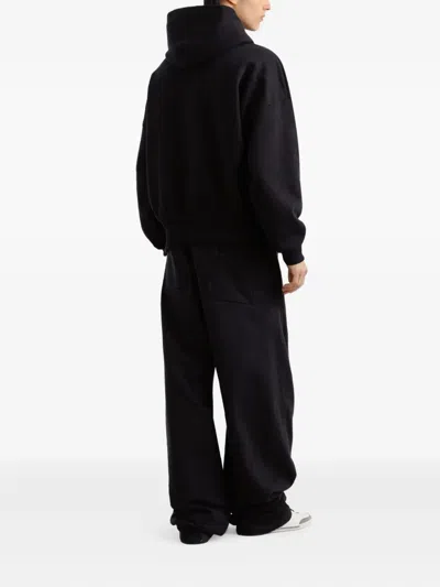 Dolce & Gabbana Hooded Sweatshirt In Jersey With Print In Black