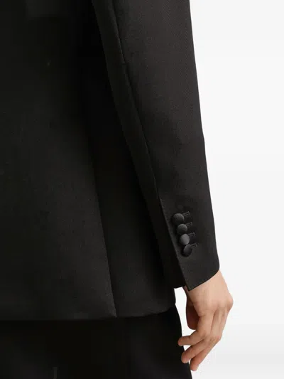 Dolce & Gabbana Double-breasted Sicilia Jacket In Black