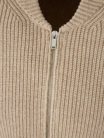 Zanone Wool Sweater In Neutral