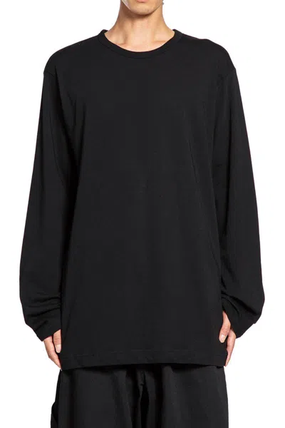 Yohji Yamamoto T-shirts & Tank Tops In Black