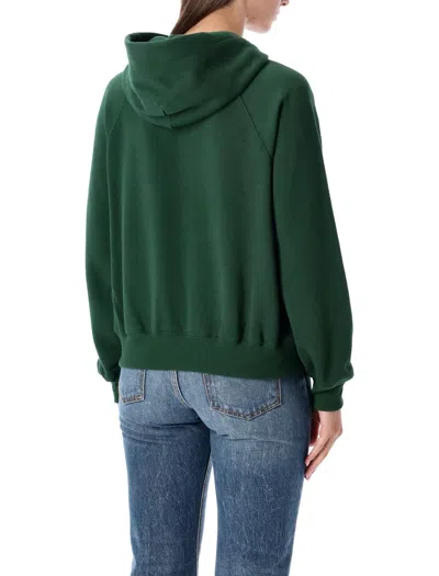Polo Ralph Lauren Cozy Fleece Hoodie Drawstring Style In Green