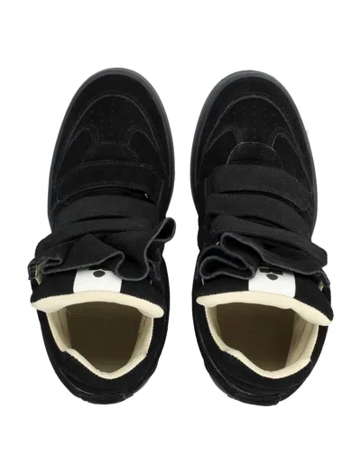 Isabel Marant Round-head High-top Casual Shoes In Black