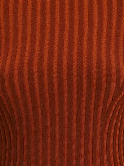Gabriela Hearst Soraya Knit Sweater In Merino Wool In Red