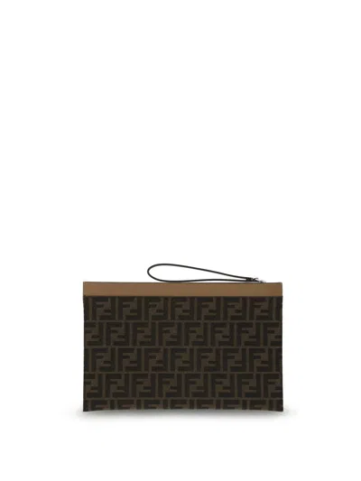 Fendi Clutches In Brown