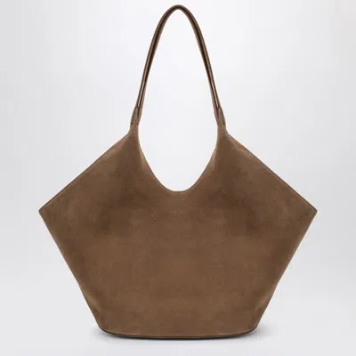 Aesther Ekme Phantom Tote In Suede Beige In Brown