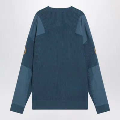 Balenciaga Blue Uniform Merch Cotton Jumper In Blue