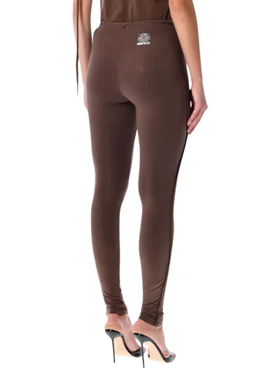 Ottolinger Sculpted Hip Brown Organic Cotton Leggings In Brown