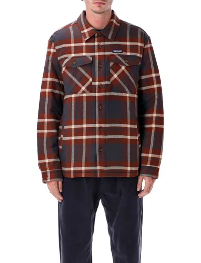 Patagonia Fjord Flannel Insulated Shirt In Animal Print