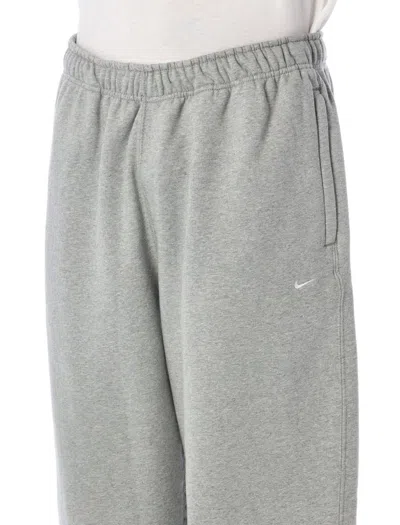 Nike Oversized French Terry Pants In Gray