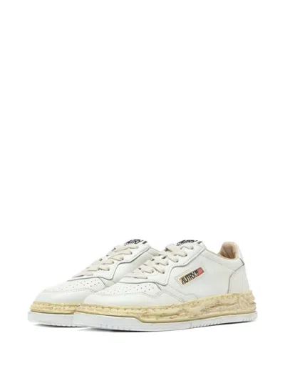Autry X Maison Mihara Yasuhiro Medialist Low Super Vintage Sneakers In White