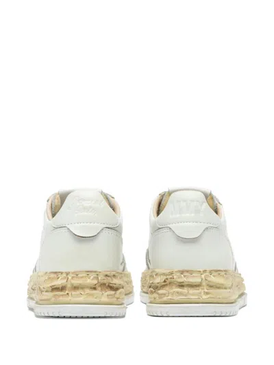 Autry X Maison Mihara Yasuhiro Medialist Low Super Vintage Sneakers In White