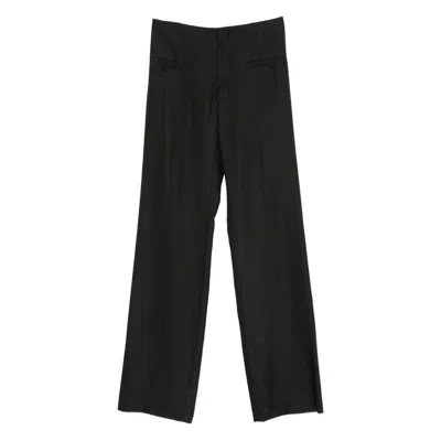 Loulou De Saison Welt-pocket Trousers In Black