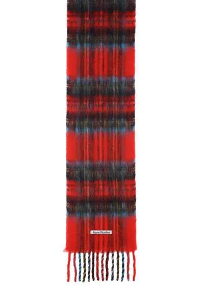 Acne Studios Scarf In Red