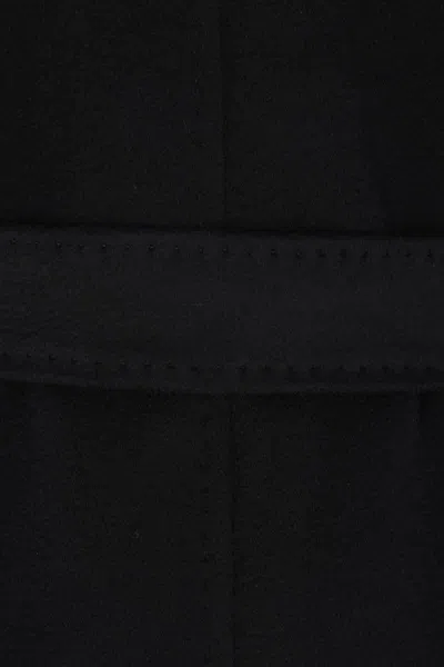 Max Mara Studio Coats In Black