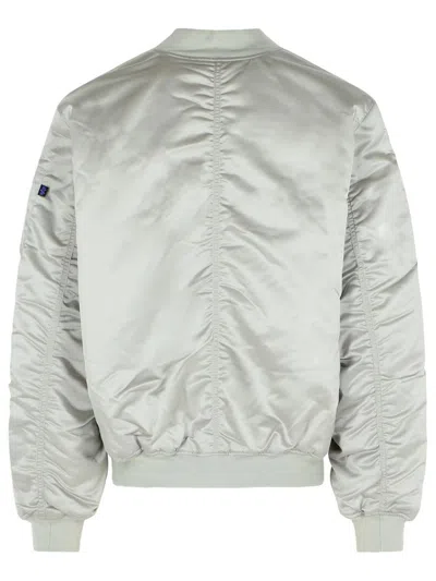 Alpha Industries Zip-fastening Bomber Jacket In Gray