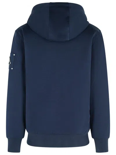 Moose Knuckles Classic Bunny Sweatshirt In Blue