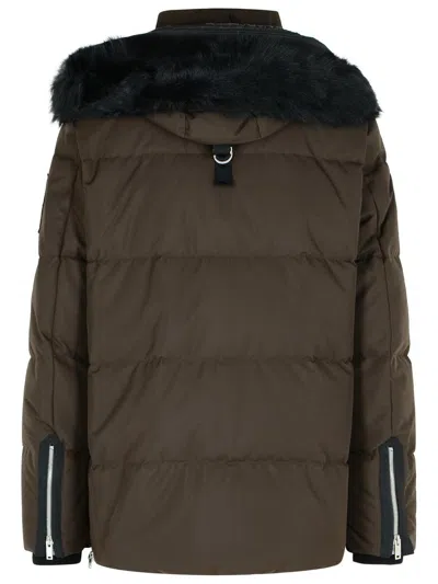 Moose Knuckles Cloud Quilted Coat In Brown