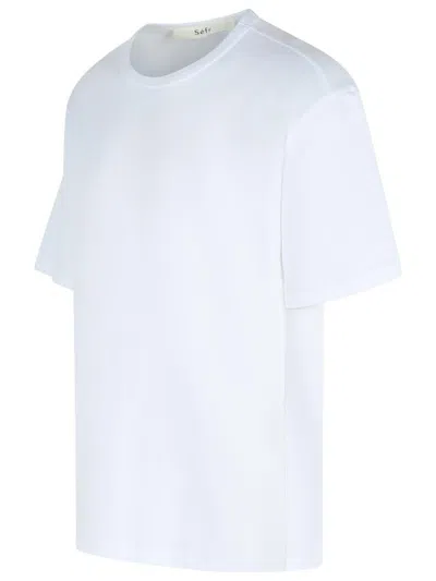 Séfr Mauro Cotton T-shirt In White