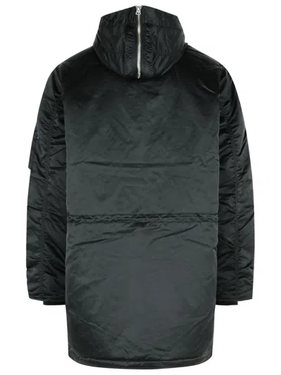 Alpha Industries 'n-3b Uv' Black Nylon Parka In Black