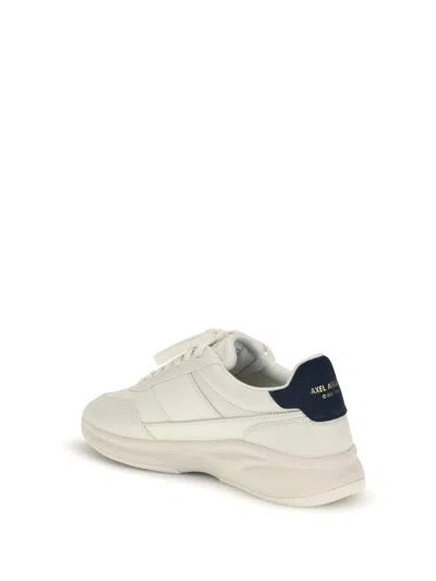 Axel Arigato Genesis Neo Sneakers In White Suede And Leather In Neutral