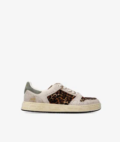 Premiata 1 Linea Sneakers Spotted In Neutral