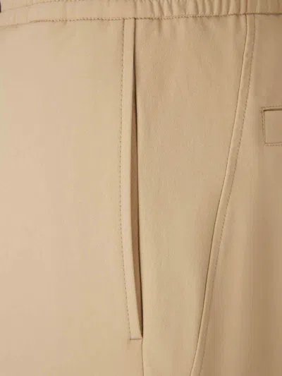 Laminar Elastic-waistband Cargo-pocket Trousers In Neutral