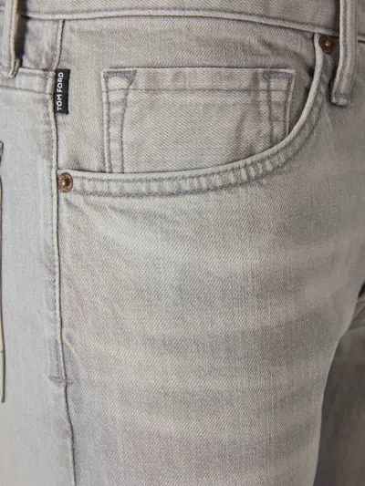 Tom Ford Flared Jeans In Gray