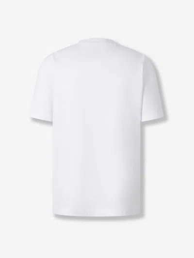 Dsquared2 Soft Cotton Crew Neck Short Sleeve T-shirt In White