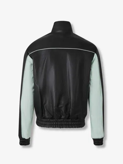 Casablanca Leather Jacket In Black Leather In Black