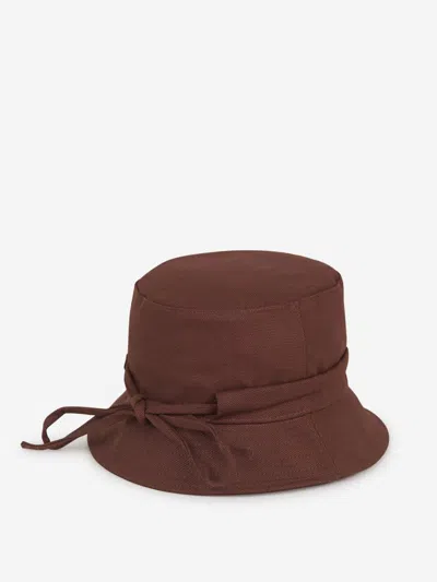 Jacquemus Le Bob Gadjo Hat In Brown