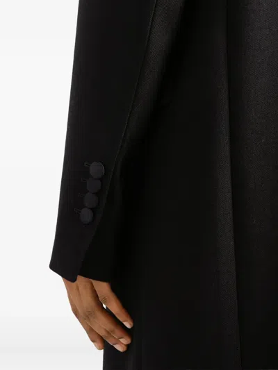Dolce & Gabbana Unlined Double-breasted Coat In Multi