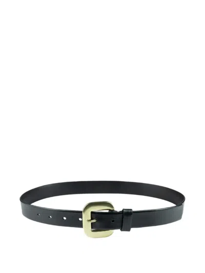 Gavazzeni Leather Belt In Black