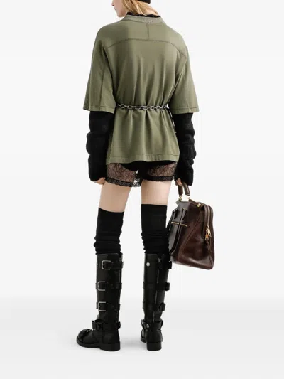 Dolce & Gabbana Jersey T-shirt With Print In Green