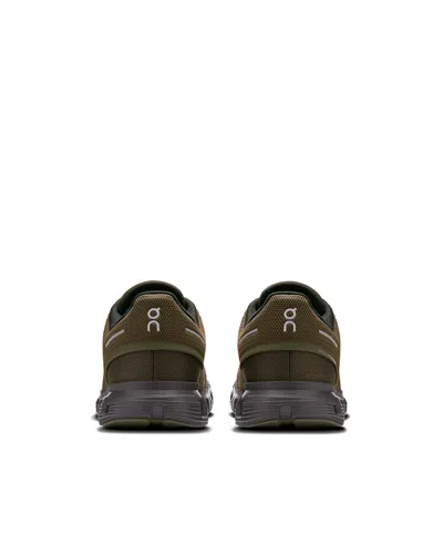 On Running Sneakers Cloud 6 Olive Eclipse In Green