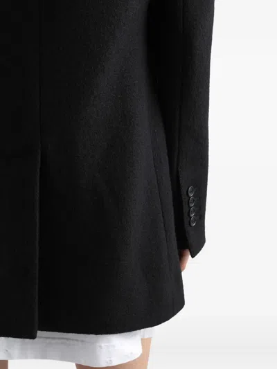 Dolce & Gabbana Double-breasted Jacket Structured Shoulders In Black