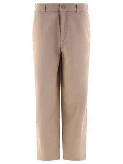 Acne Studios Face Patch Logo Pants In Neutral