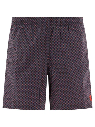 Alexander Mcqueen Alexander Mc Queen Skull Dots Swim Shorts In Gray