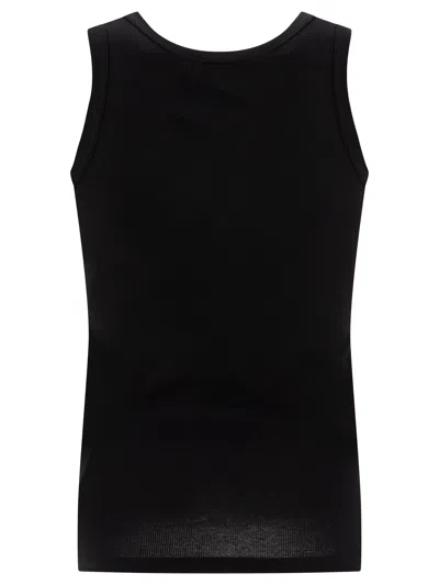 Alexander Mcqueen Alexander Mc Queen Skull Cotton Top In Black