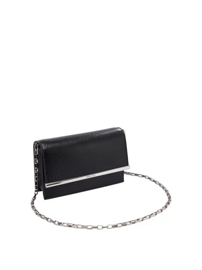 Alexander Mcqueen Mini Cross-bar Cross Body Bag In Black