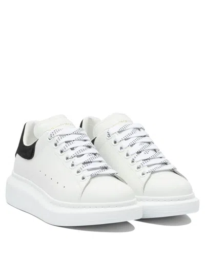 Alexander Mcqueen Alexander Mc Queen White And Black Oversized Sneakers In White