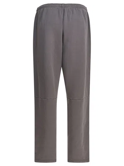 Alexander Wang Articulated Leg Sweat Pant Trousers Grey In Gray