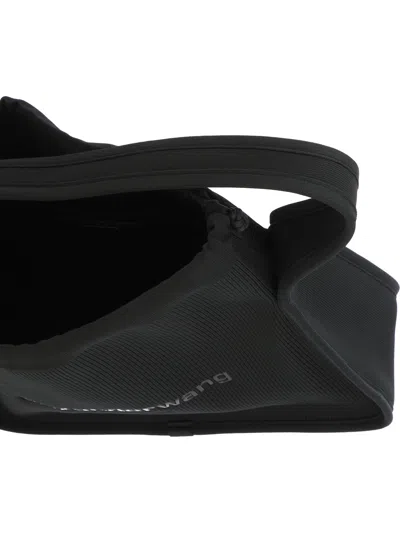 Alexander Wang Shoulder Bag In Black Synthetic Fibers In Black