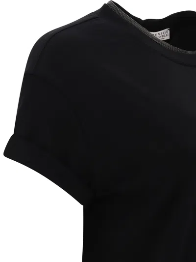 Brunello Cucinelli Cotton T-shirt In Black