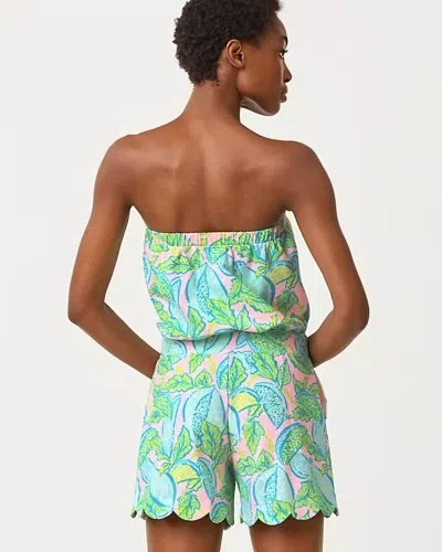 Lilly Pulitzer Jace Strapless Romper In Multi