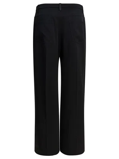 Brunello Cucinelli Tailored Trousers With Wide Leg In Black