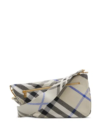 Burberry Crossbody Bag With Classic Check Pattern In Multi