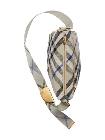 Burberry Crossbody Bag With Classic Check Pattern In Multi