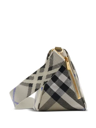 Burberry Crossbody Bag With Classic Check Pattern In Multi