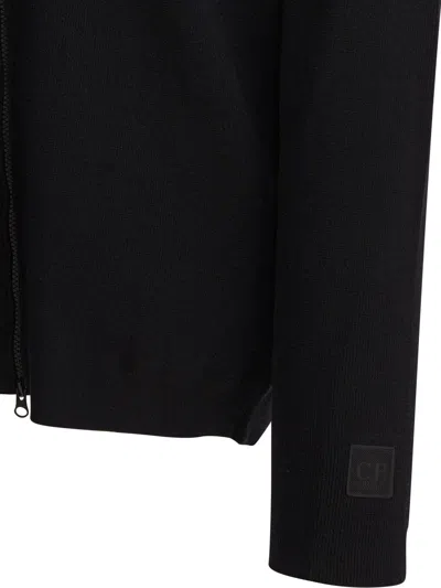 C.p. Company C.p.company Black Polyester Knitwear In Black