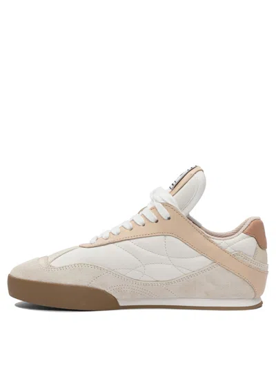 Chloé Chloè Kick Leather Sneakers In White